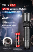 ไฟฉาย KLARUS XT21X PRO แรง 4400 lm แบตจุสูง 5000 mAh Full SET