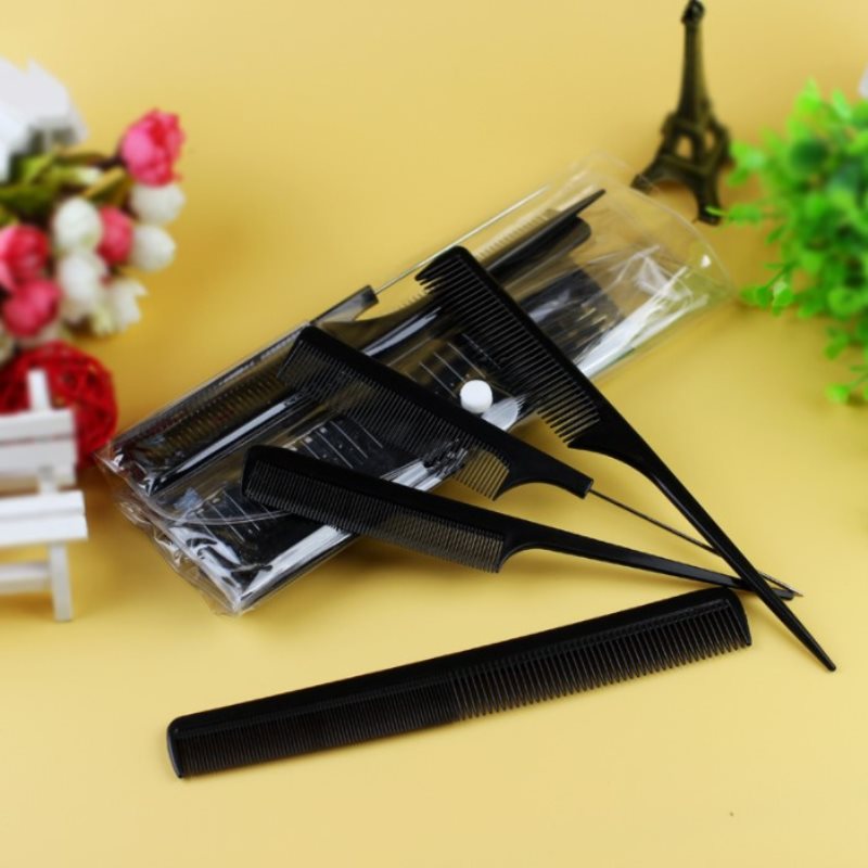 Bộ Lược Tạo Kiểu Tóc 10 Chiếc Lược Chải Tóc Chuyên Nghiệp Cho Thợ Cắt Tóc