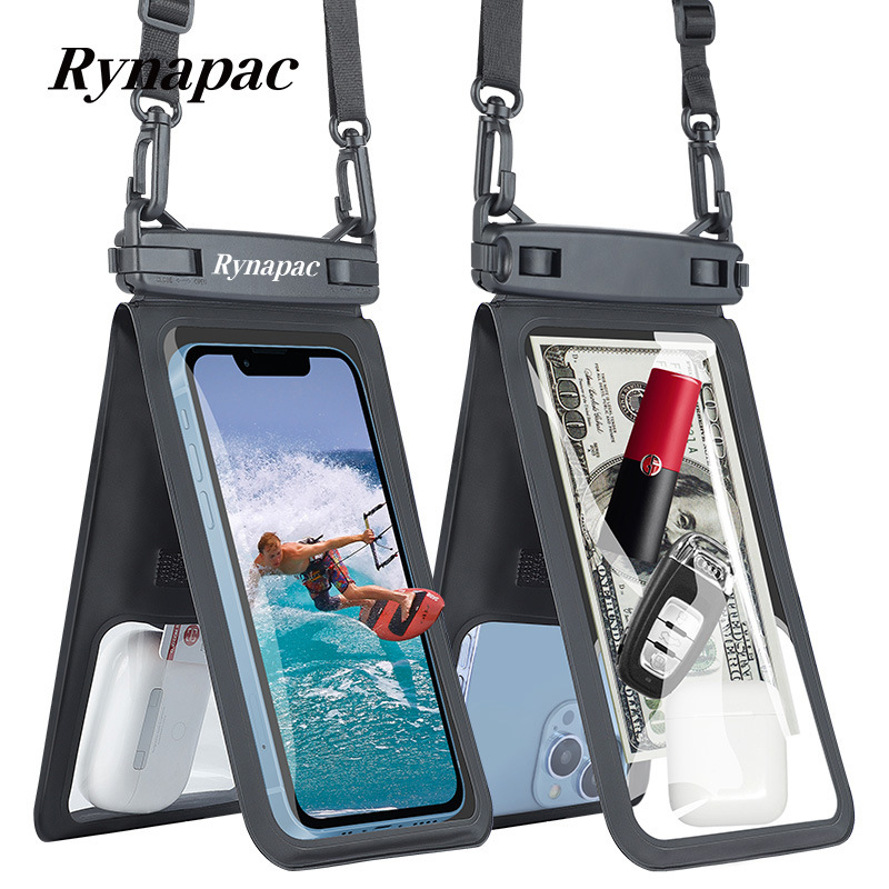 COD ซองมือถือกันน้ำ รุ่นใหม่แบบหนา กระเป๋าโทรศัพท์กันน้ำ เคสโทรศัพท์กันน้ำ 6.7 นิ้ว โทรศัพท์ คล้องคอ ทัชสกรีนได้ ซองดำน้ำ สงกรานต์ ราคา 59 บาท*ส่งฟรี