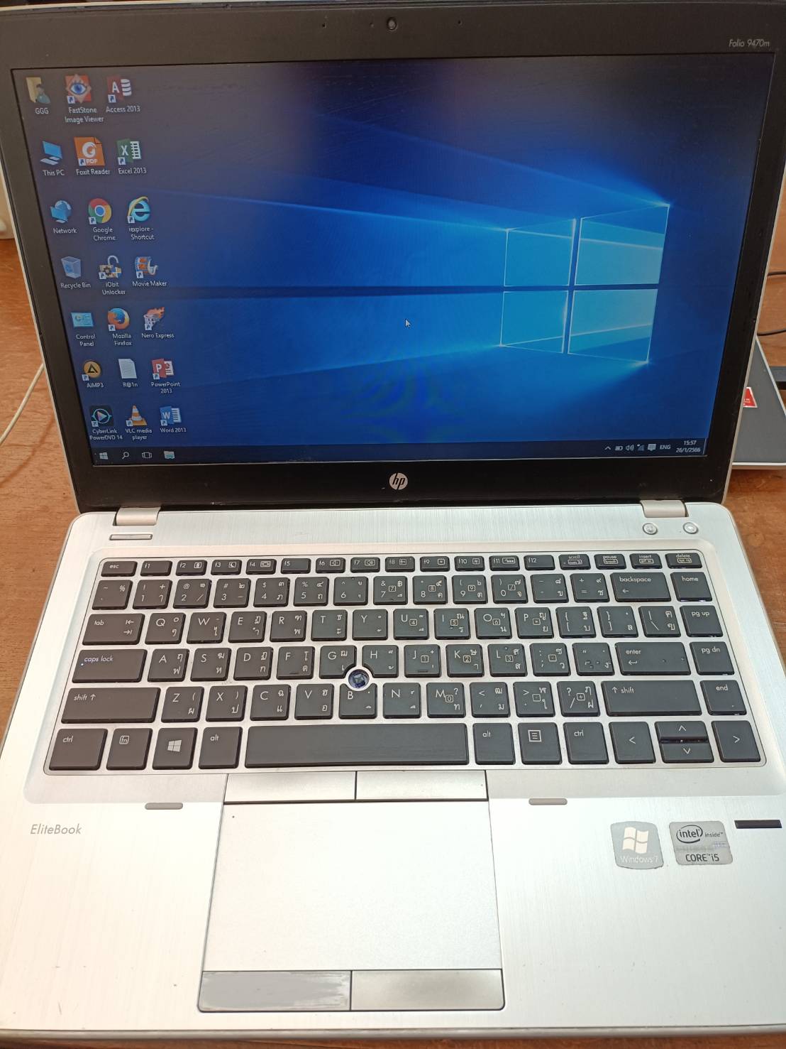 ขายตามสภาพ HP EliteBook Folio 9470m core i5 gen 3 จอ 14 นิ้ว Ram 4 GB HDD 500 GB Backlight คีย์บอร์ด โน๊ตบุ๊คมือสอง พร้อมใช้งาน ได้เลย(SECOND HAND) ราคา 2,500 บาท*ส่งฟรี