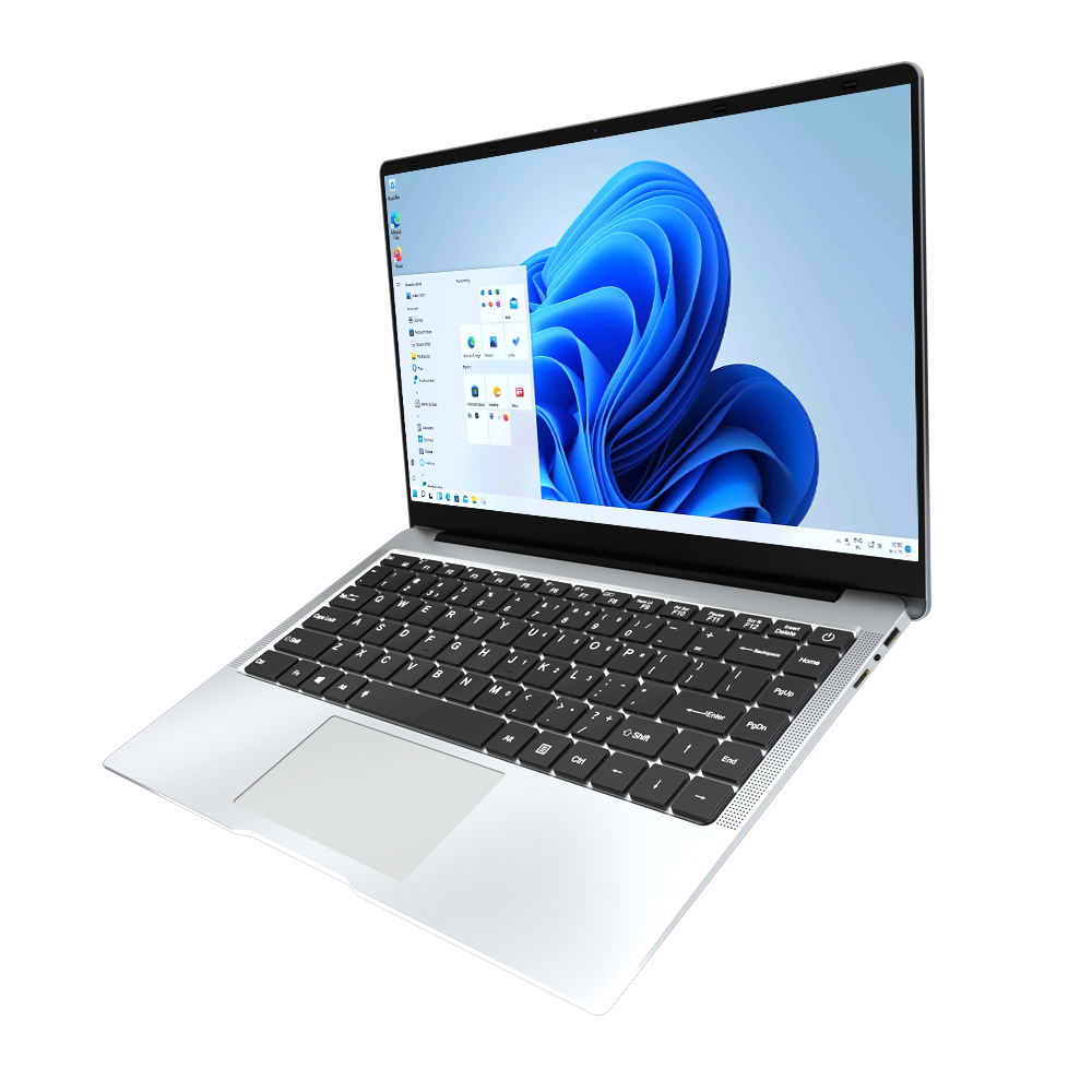 มุมมองเพิ่มเติมของสินค้า 【1 Year Warranty】【Free Gifts】KUU XBOOK 2 Laptop St Online Class Laptop 14.1 Inch 1920x1080 FHD IPS Screen Intel J4105 8G RAM 512G SSD Turbo Up to 2.5 GHz Full-size Keyboard Windows 11 Ultra-thin Portable Computer
