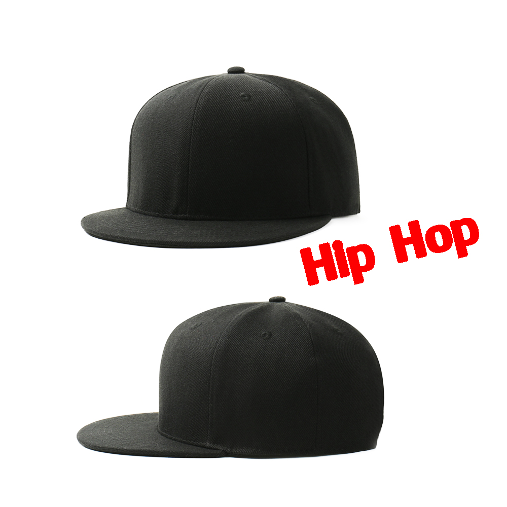 ราคา พิเศษ ขายดีตลอดกาล‼️หมวกชาวฮิบ หมวกแก๊ปสีพื้น Snapback Cap ทรง HipHop ด้านหลังเต็มใบ รุ่นนี้ผ้าหนาพิเศษ.