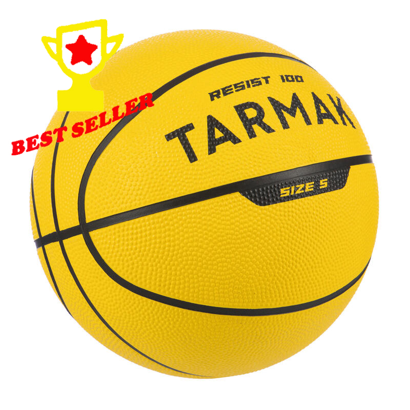 มุมมองเพิ่มเติมของสินค้า ลูกบาส ลูกบาสเก็ตบอลเบอร์ 5 ✔️สูบลมพร้อมใช้งาน ทนทาน !!! สินค้าแท้ 100% ขายดี !!! Basketball Beginners' Size 5 Stronger Beginners' Size 5 (Up To 10 Years Old) - Yellow