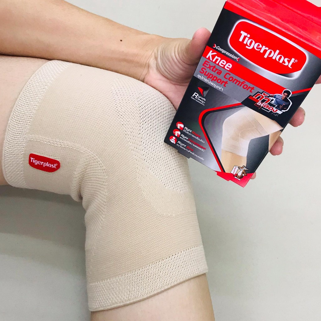 เกี่ยวกับสินค้า Tigerplast Knee ไทเกอร์พล๊าส อุปกรณ์พยุงเข่า ไซส์ L