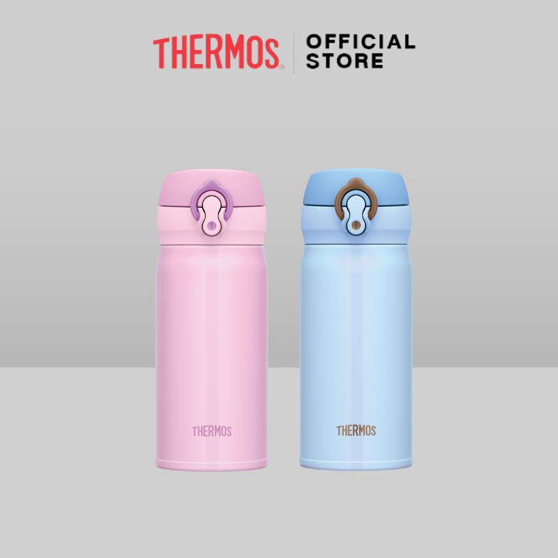 Thermos® JNL-350 Ultra-Light One-Push Tumbler (กระติกน้ำแบบปุ่มกดปุ่มเดียว) (350ml) เก็บความร้อน เก็บความเย็น สูญญากาศ ราคา 1,543 บาท*ส่งฟรี