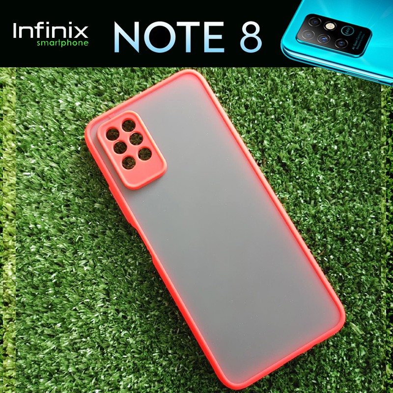 เคส ขอบนิ่ม ปกป้องกล้อง (คละสี) สำหรับ Infinix Note 8