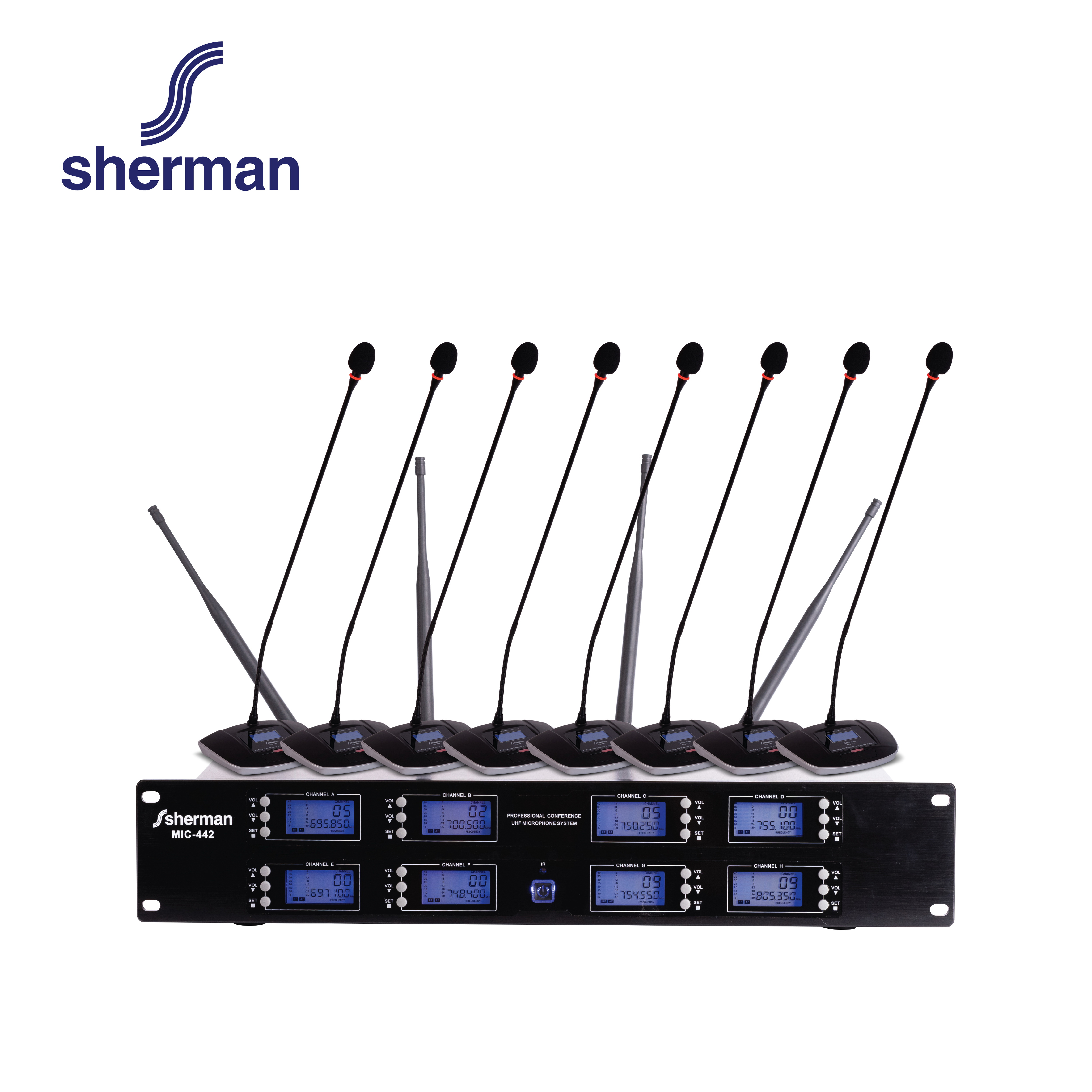 Sherman ชุดไมโครโฟนไร้สาย UHF รุ่น MIC-442 ราคา 24,900 บาท*ส่งฟรี