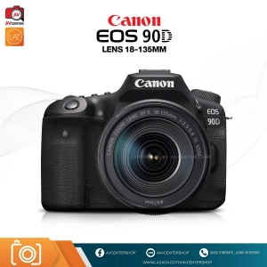 สินค้า Canon EOS 90D kit 18-135 mm. NANO USM [สินค้ารับประกัน 1 ปี by AVcentershop]