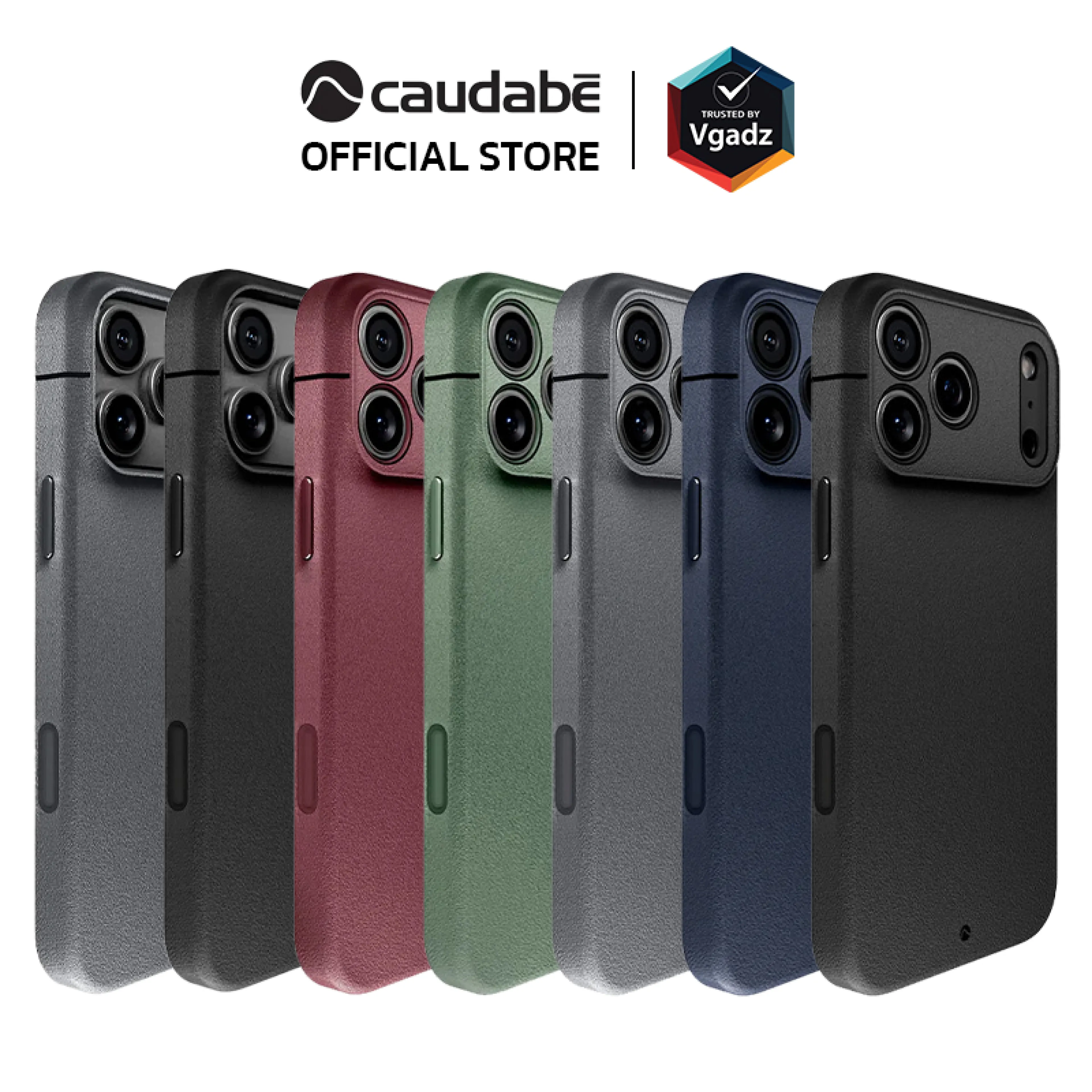 Caudabe Case for iPhone 17 / Air / 17 Pro / 17 Pro Max Model Sheath (Open/Precise)