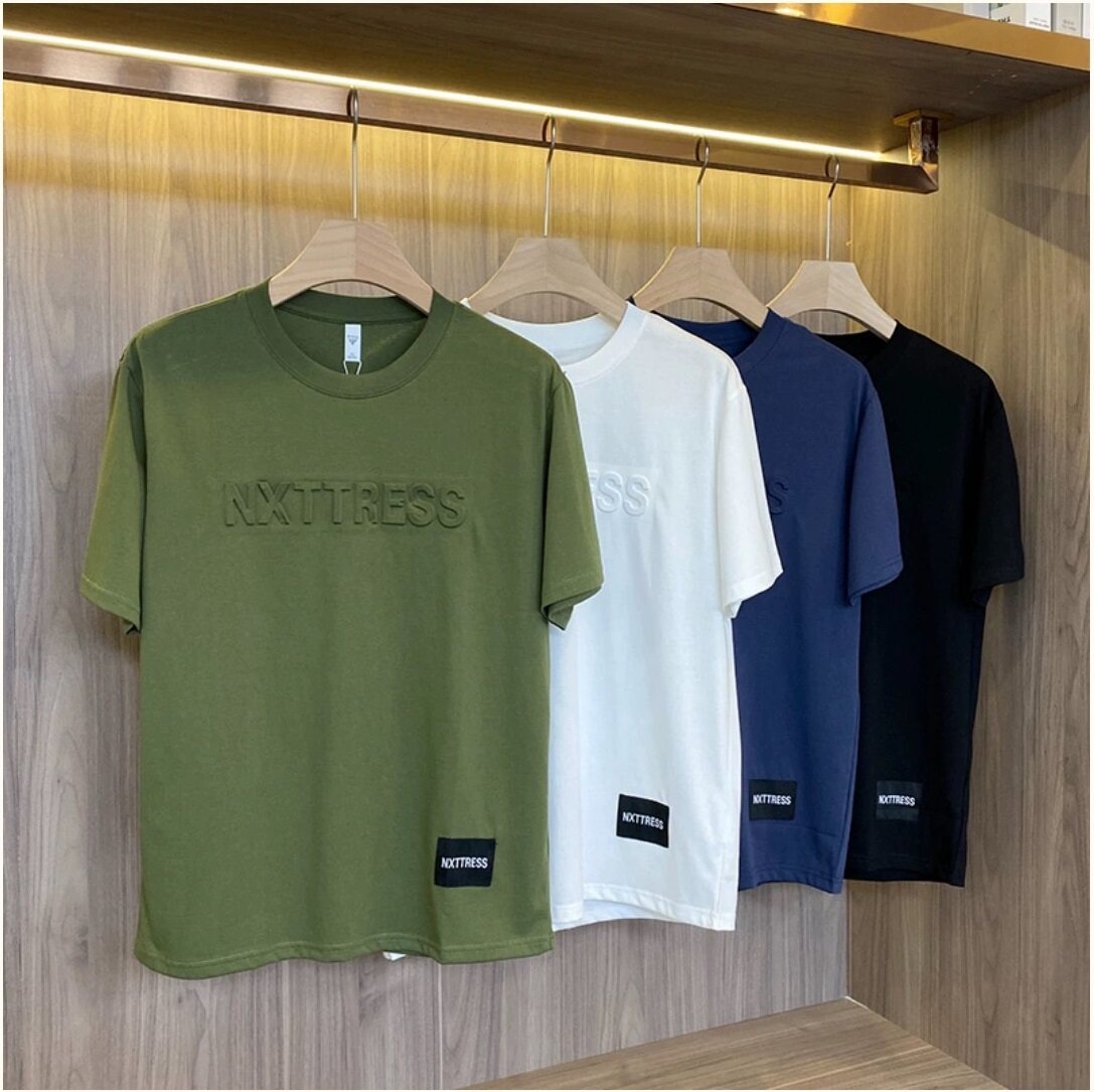 INCERUN Mens Short Sleeve T Shirt Blouse V-Neck Loose Baggy Shirt Holiday  Tops (Korean Style)