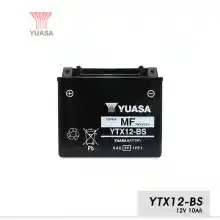 ภาพขนาดย่อสินค้าแบต BIGBIKE แบตเตอรี่ BIGBIKE แบตมอเตอร์ไซค์ บิ๊กไบค์ YUASA YTX12-BS 12V 10Ah