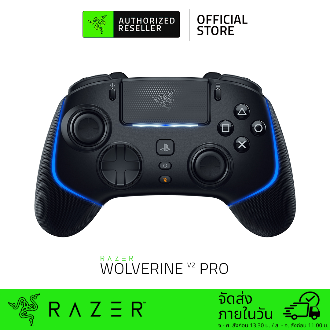 Razer Wolverine V2 Pro - Black - Wireless Pro Gaming Controller for PS5™ Consoles and PC (จอยเกม) ราคา 8,990 บาท*ส่งฟรี