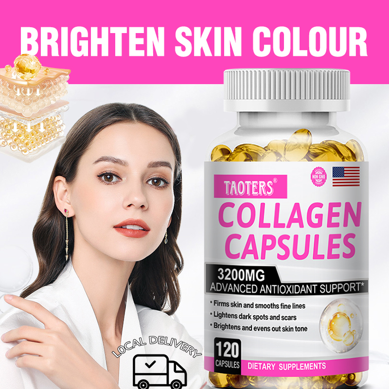 Collagen capsules-skin care, anti-aging, glutathione whitening, vitamin C supplement ราคา 131 บาท*ส่งฟรี