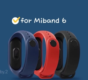 ภาพหน้าปกสินค้าสายซิลิโคน สายรัด mi band  5/6 สายนาฬิกาข้อมือซิลิโคน สําหรับ Xiaomi Mi Band 6/5 ที่เกี่ยวข้อง