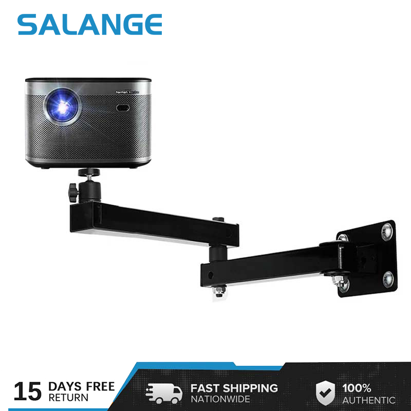 Salange Projector Ceiling Mount Bracket Multi-angle Adjustable Foldable Wall Support Aluminum Alloy Projector Stand Accessory ราคา 277 บาท*ส่งฟรี