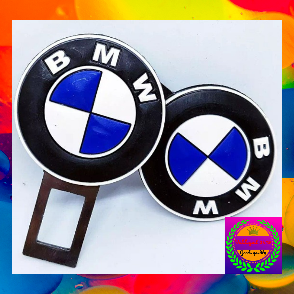 หัวเสียบเข็มขัดนิรภัย(แพคคู่) เพื่อตัดเสียงเตือน หัวยาง BMW(1538)