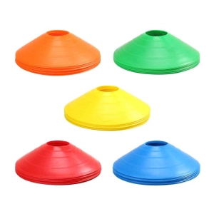 สินค้า Seedopia Sport - มาร์กเกอร์โคน กรวยฝึกซ้อม กรวยซ้อมกีฬา ทีมเทรนเนอร์ดีสโคน ชุดละ 10 ชิ้น Sport Training Cone soft disc cone 10 pcs per color