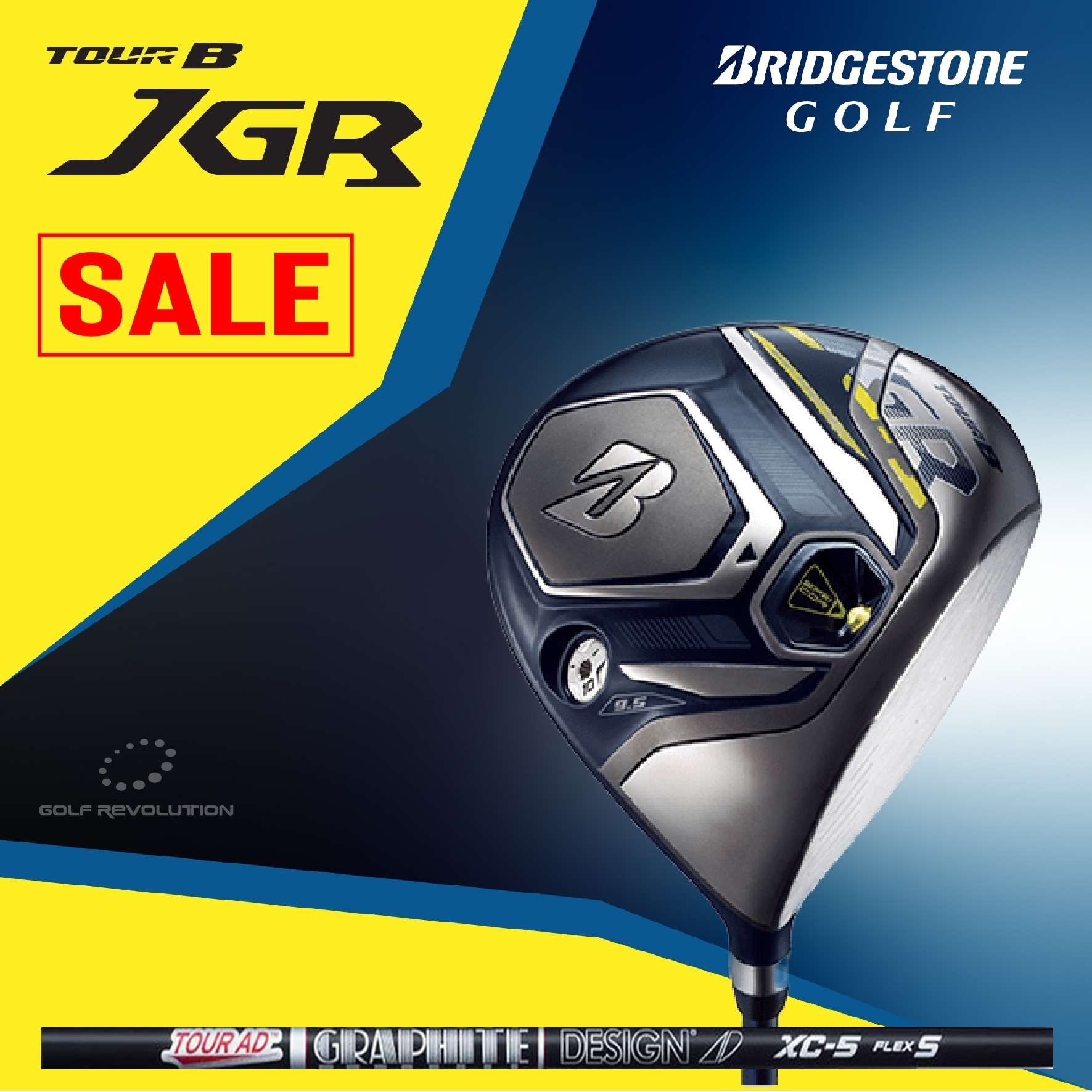 หัวไม้ Bridgestone golf - Tour B JGR driver with TourAD XC-5 carbon shaft ราคา 9,990 บาท*ส่งฟรี