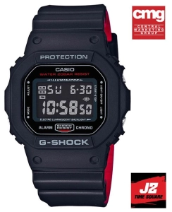 สินค้า DW-5600 series นาฬิกาข้อมือผู้ชายของแท้ รับประกันศูนย์ กับนาฬิกา G-SHOCK สุดเท่ห์ DW-5600HR-1 อุปกรณ์ครบทุกอย่างประหนึ่งซื้อจากห้าง