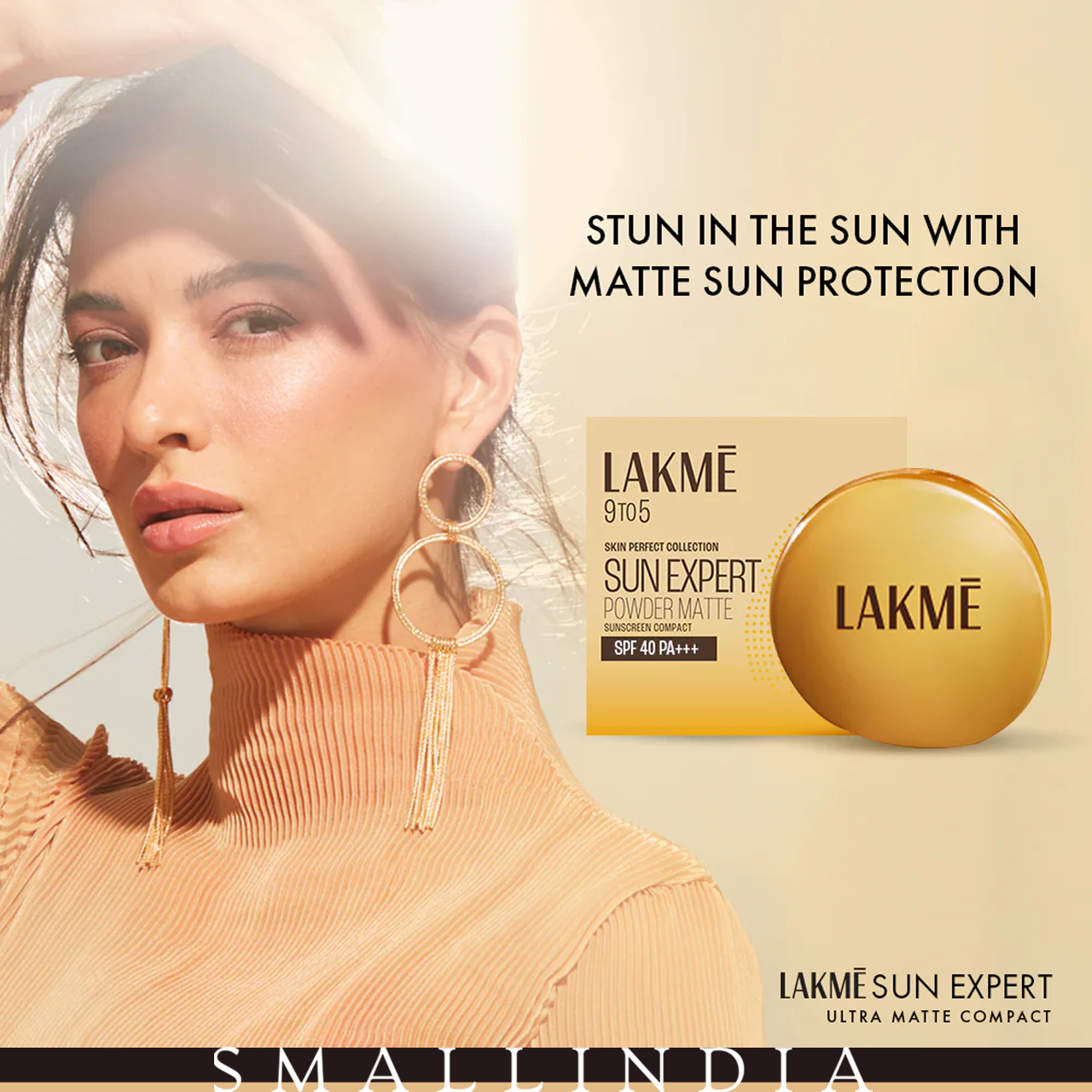 {**Free Delivery**} Small India 🧏🏻 ‍ ♀️ Lakme Compact Foundation Powder Spf40 Pa+++ 🧏🏻 ‍ ♀️ Lakme Sun Expert Ultra Matte Compact 7g ราคา 245 บาท*ส่งฟรี