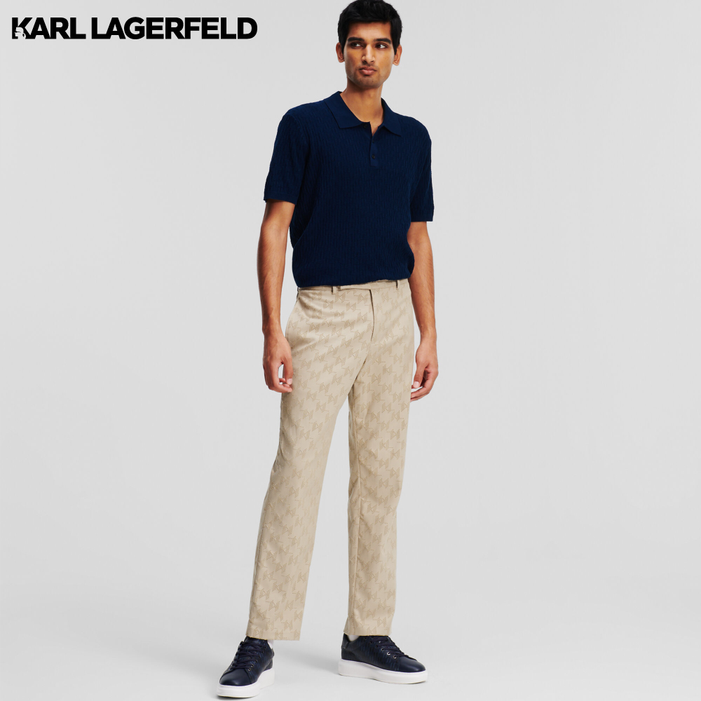 KARL LAGERFELD - KL MONOGRAM PANTS HANDPICKED BY HUN KIM ราคา 9,300 บาท*ส่งฟรี