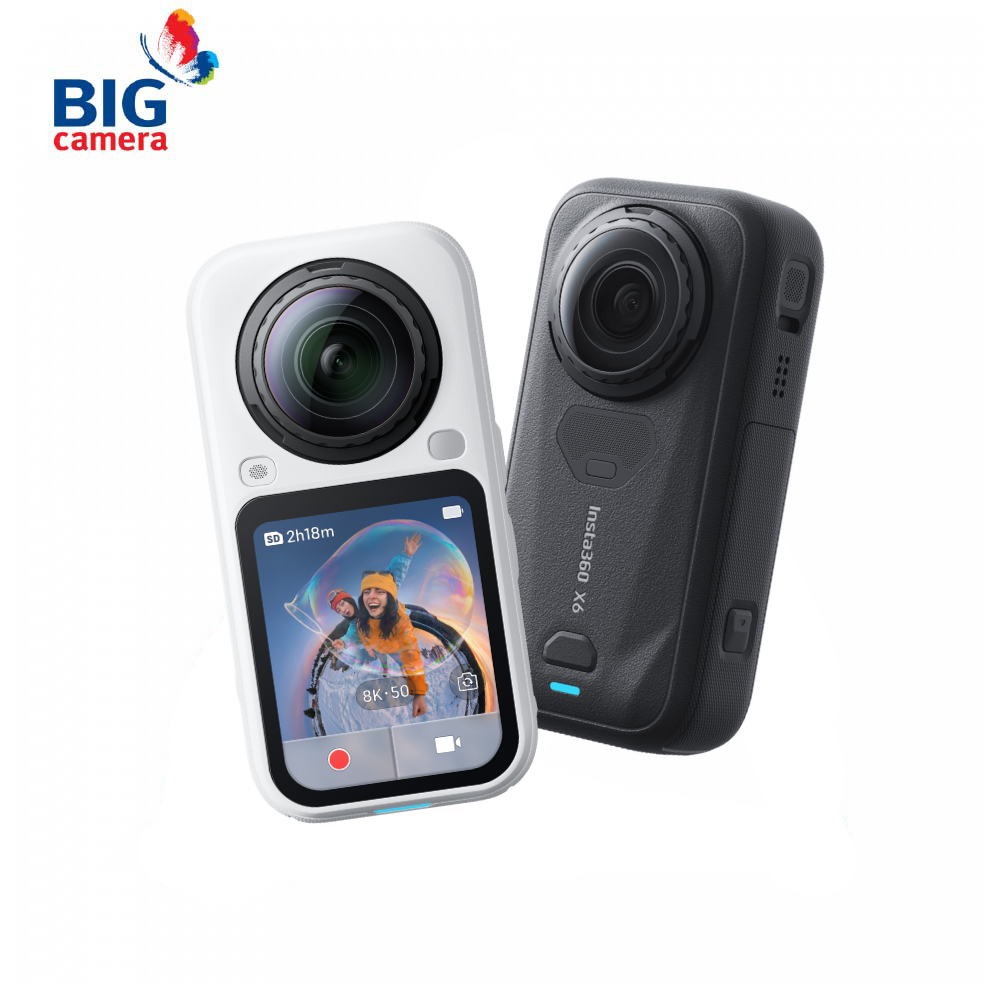 กล้องถ่ายรูป กล้องดิจิตอล Big Camera แอคชั่น Insta360 X6 - ประกันศูนย์ ราคา 31,049 บาท*ส่งฟรี