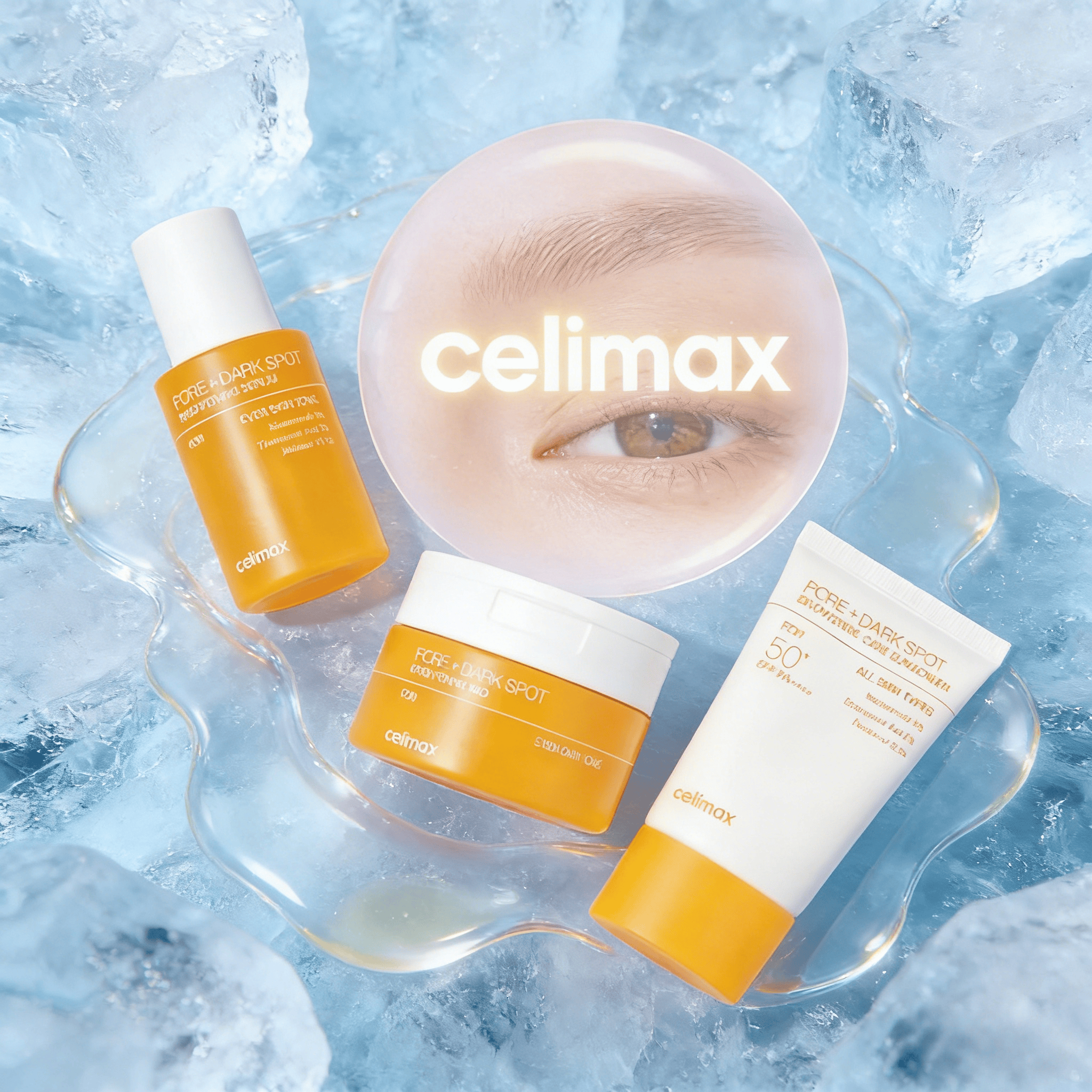 Celimax Sunscreen Reduces Dark Spots Spf50+ Pa++++ 50ml | Clear Skin Care Set, Complete with 3 Steps (Sunscreen + Nourishing Sheet + Serum) | Protects the Skin While Reducing the Appearance of Dark Spots and Pores. | Genuine Product ราคา 499 บาท*ส่งฟรี