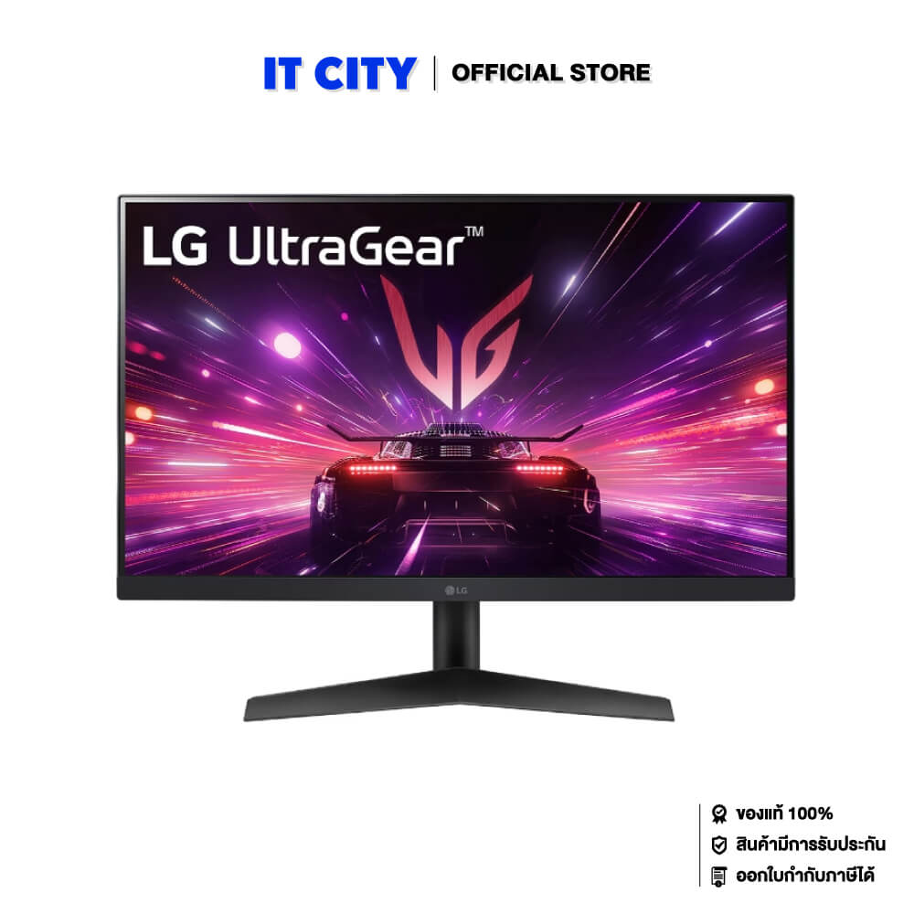 LG UltraGear Gaming Monitor 23.8"24GS60F-B IPS/180Hz/1ms/G-SYNC Compatible/FHD MNL-002066 ราคา 3,990 บาท*ส่งฟรี