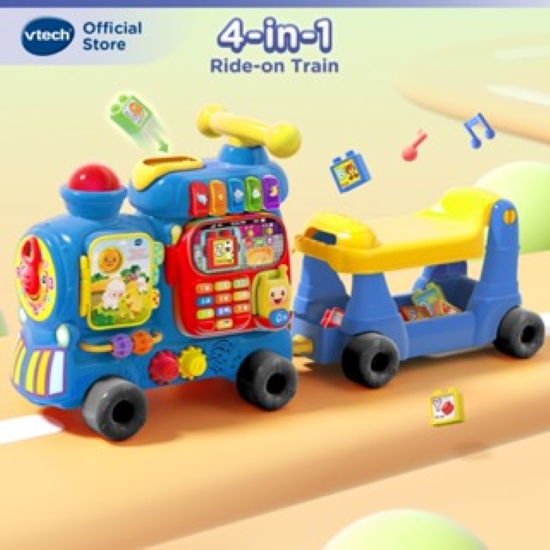VTech รถไฟตัวอักษรสุดยอด SIT-TO-STAND ของเล่นขี่ได้ เพลง 80-181970 ราคา 3,199 บาท*ส่งฟรี