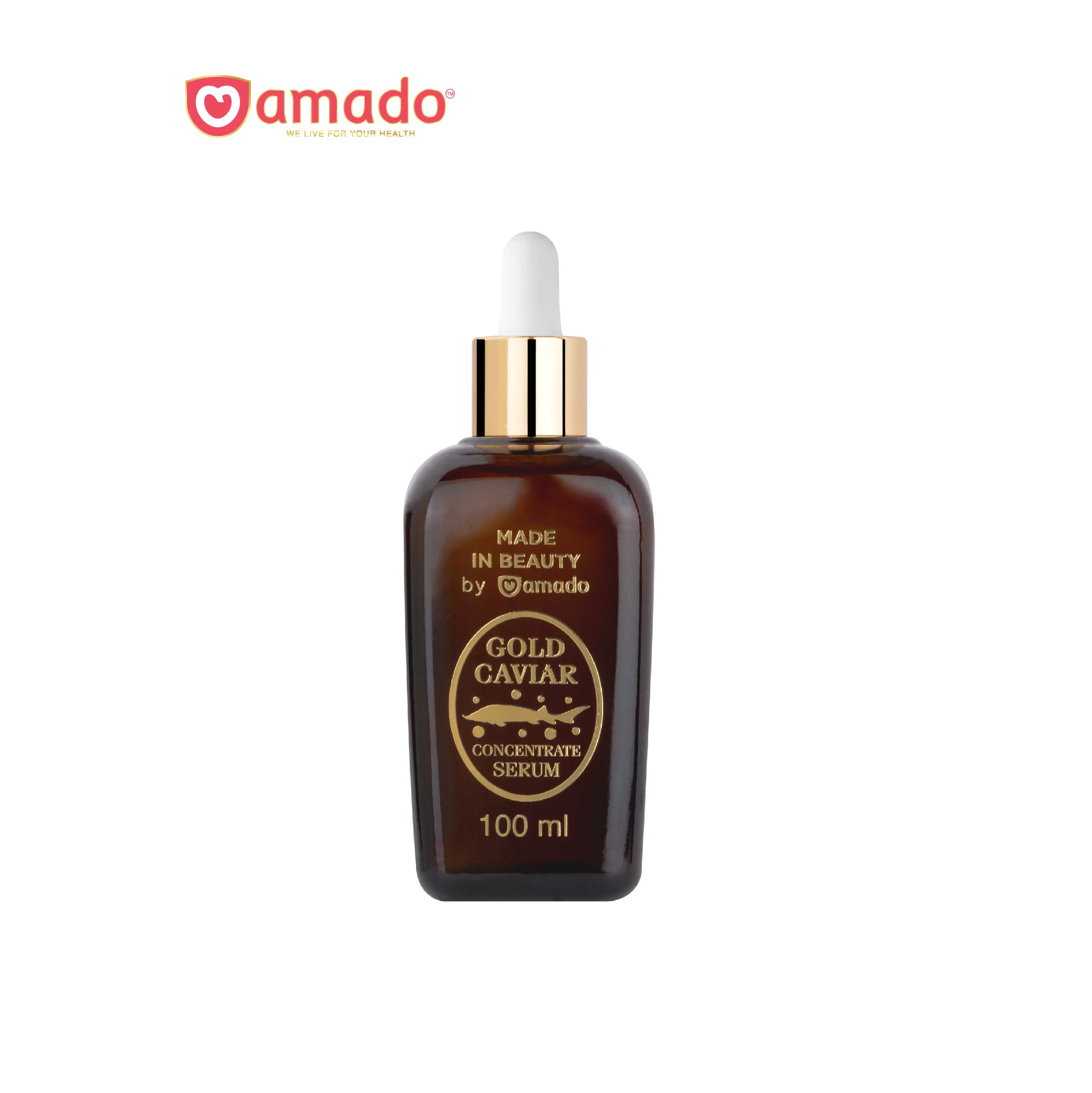 เซรั่มท อมาโด้ โกลด์คาเวียร์ ขนาด 100ml by Amado Gold