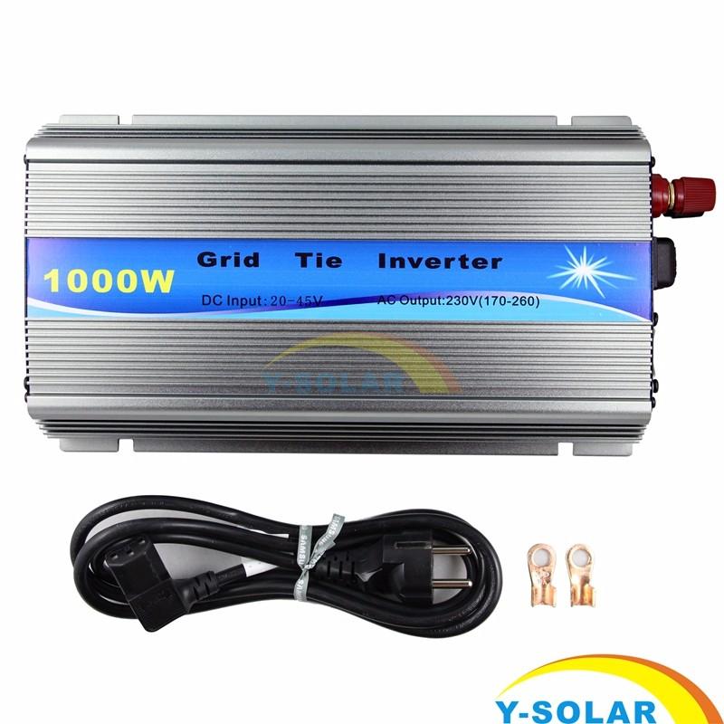 600W 1000w Solar Micro Inverter MPPT ติดตั้งง่าย ลดค่าไฟ Pure Sine Wave grid tie Inverter DC11V-32V Input AC190-260V Output,50HZ/60HZ