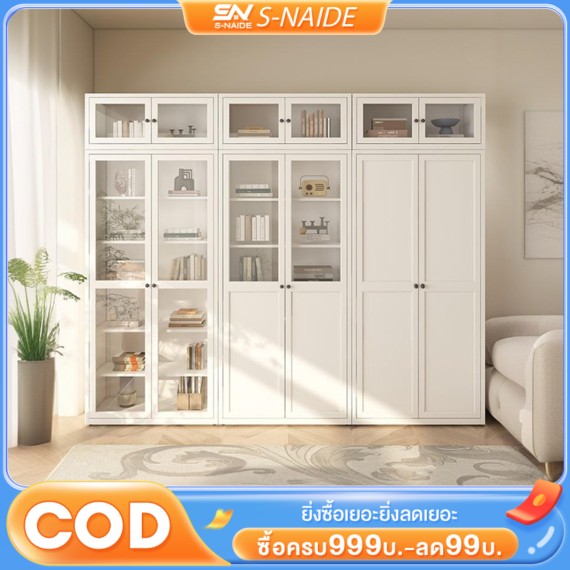 SN ตู้โชว์กระจก ตู้เก็บของ ตู้โชว์โมเดล ตู้หนังสือ ชั้นวางหนังสือ ตู้ชั้นเก็บของ ตู้โชว์กระจกใส กันฝุ่น แข็งแรง รับน้ำหนักได้ดี เก็บของได้เยอะ ราคา 1,839 บาท*ส่งฟรี