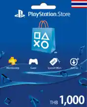 ภาพขนาดย่อของสินค้าPlaystation Store 1000 Bant (TH) (PSN) (Zone 3) (Code Add Money with 1000 Bant in Playstation Store with game)