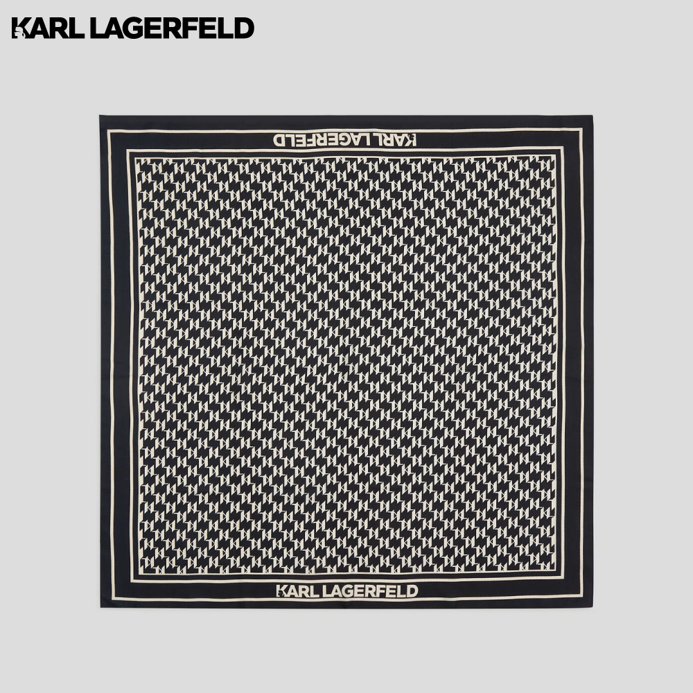 KARL LAGERFELD - KL MONOGRAM SILK SCARF 245W3308 ราคา 4,650 บาท*ส่งฟรี