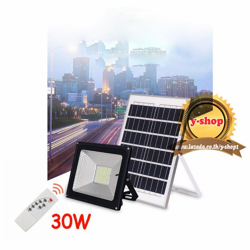 Solar light Spotlights with Remote control 60LED 30W *