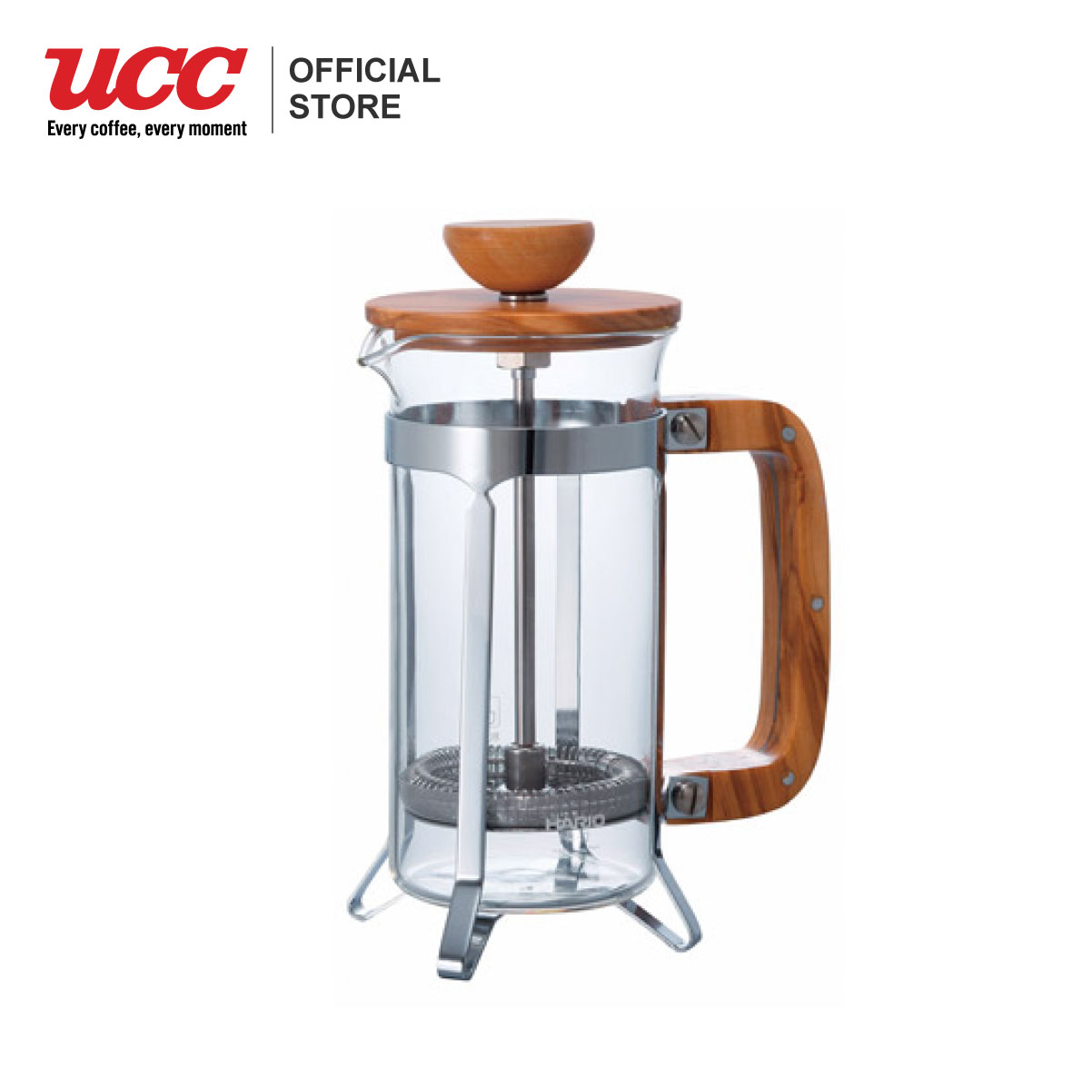 Hario Cafe Press Wood S Coffee Maker ราคา 1,845 บาท*ส่งฟรี