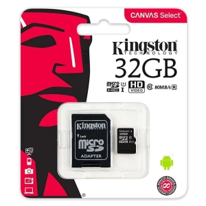 สินค้า [[ของแท้]] Kingston 32GB Class 10 Micro SD SDHC คิงส์ตัน เมมโมรี่การ์ด 32 GB