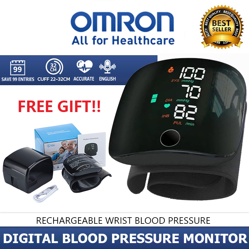 (รับประกัน 5 ปี) Omron เครื่องวัดความดันโลหิต เครื่องวัดความดัน เครื่องวัดความดันโลหิตดิจิตอล Blood Pressure Monitor แถมฟรี!!USB ราคา 518 บาท*ส่งฟรี