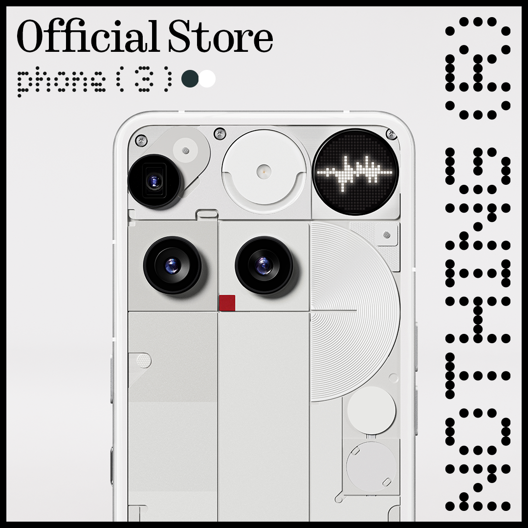 Nothing Phone (3) (5g) Smartphone | Glyph Matrix | Essential Space | 4X50Mp | Snapdragon 8S Gen 4 ราคา 27,999 บาท*ส่งฟรี