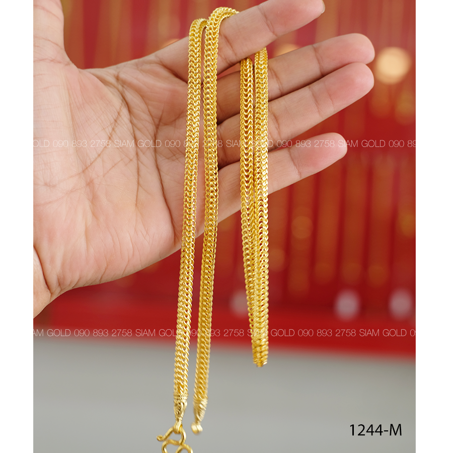 Necklace, Six-Pillar Pattern, 3 Baht, Code 1244-m ราคา 1,890 บาท*ส่งฟรี