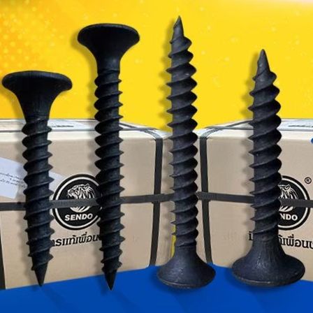 Sendo (14kg./ลัง) สกรูยิงฝ้า สกรูไดวอล์ สกรูยิปซั่มดำ #6 เจาะคม ยิงง่าย ไดวอล์ สกรู ราคา 1,386 บาท*ส่งฟรี