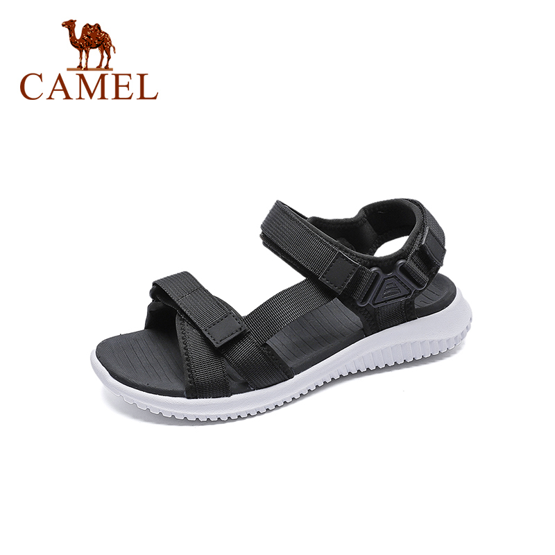 Camel Women's Summer Fabric Beach Sandals Triangle Buckle Velcro Sandals - Cam0289 ราคา 590 บาท*ส่งฟรี
