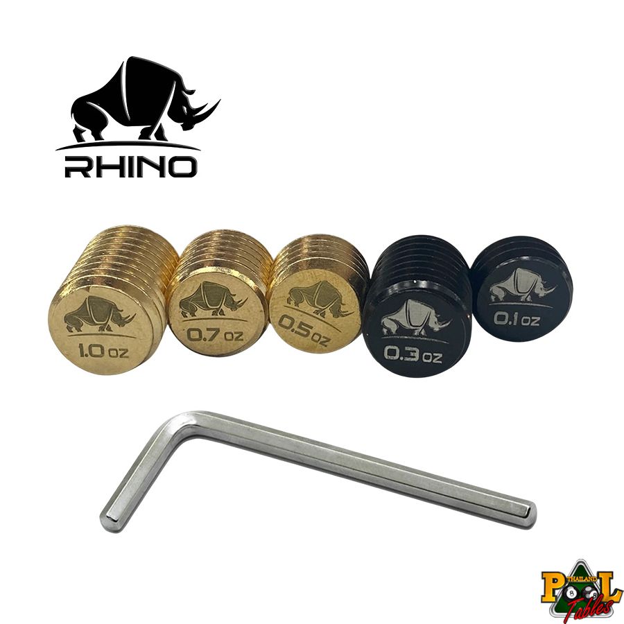 Rhino 0.1-1.0 oz weight Bolt kit ราคา 950 บาท*ส่งฟรี