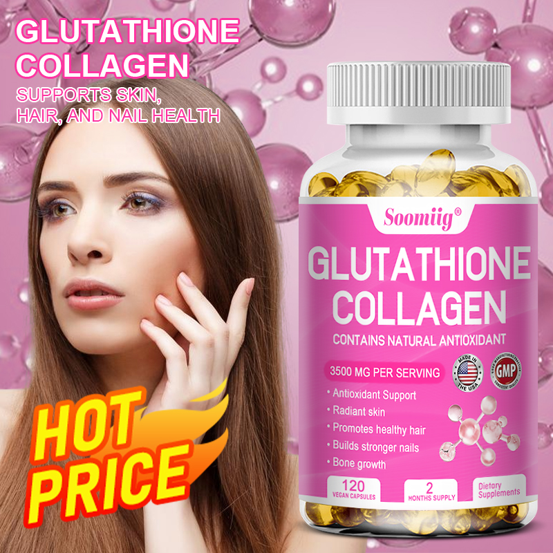 soomiig glutathione collagen Soomiig Glutathione Collagen Supplement for Beautiful, Healthy Skin, Immune  Support, Spot Lightening ราคาถูก 150.93 บาท - ยี่ห้อ: SOOMIIG, สินค้า  สุขภาพ