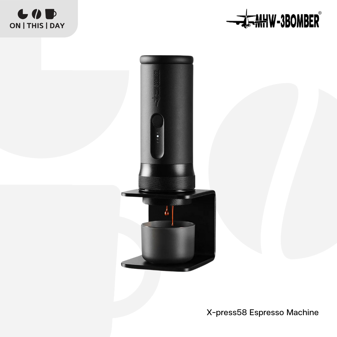 MHW-3BOMBER X-press58 Espresso Machine เครื่องชงกาแฟเอสเพรสโซ แบบพกพา ราคา 12,500 บาท*ส่งฟรี