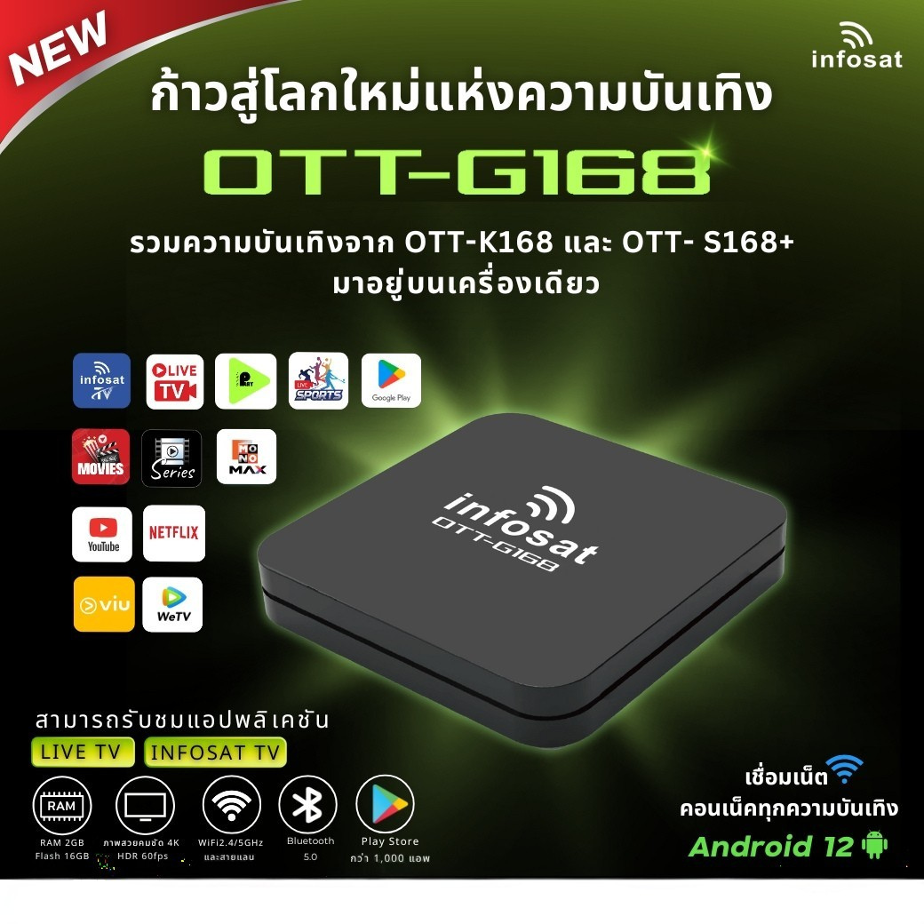 ช้อป Android Box Infosat ออนไลน์ในราคาที่ดีกว่า | Lazada Thailand