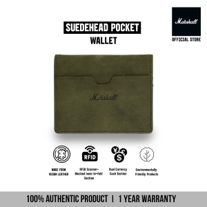 ภาพหน้าปกสินค้ากระเป๋า Marshall Travel กระเป๋าสะตางค์ Suedhead Pocket / ของแท้ 100% / กระเป๋าตังค์ผู้ชาย / ผู้หญิง / กระเป๋ามีช่องใส่เหรียญ ซึ่งคุณอาจชอบสินค้านี้