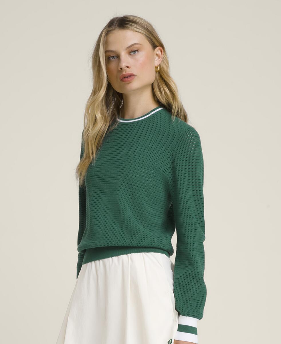 WILSON Women AVALON SWEATER WW00230411GNN Official Store ราคา 4,049 บาท*ส่งฟรี