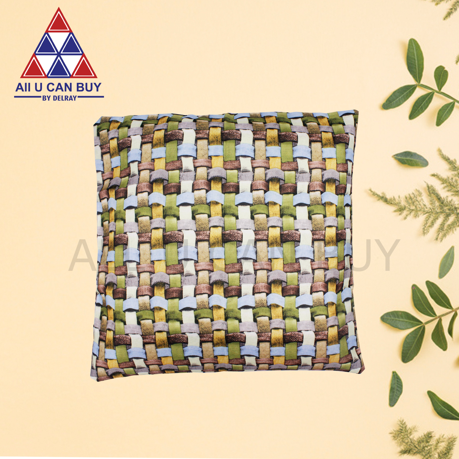 ALL U CAN BUY ปลอกหมอน ปลอกหมอนอิง ปลอกหมอนอิงโซฟา ทรงสี่เหลี่ยม 43 x 43ซม. ราคา 25 บาท*ส่งฟรี