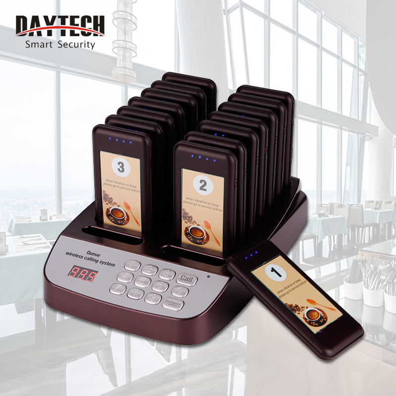 DAYTECH queue calling machine Press to call employees wirelessly, call the queue, restaurant calling equipment, cooking service, service calling equipment RP01 ราคา 2,159 บาท*ส่งฟรี